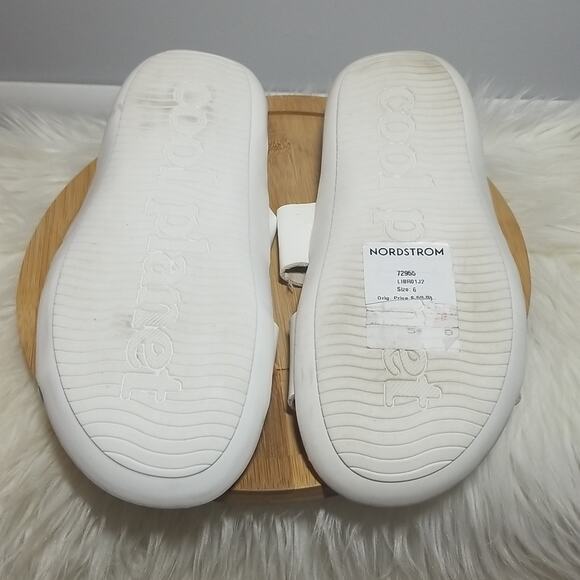 NWT Cool Planet By Steve Madden Libraa White Pool Slide Sandals - Picture 6 of 7